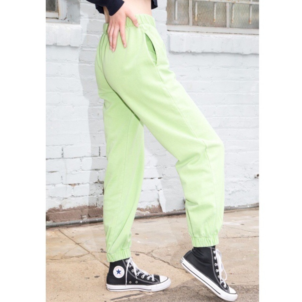 Streetwear Society Muted Lime Green Jogger Sweatpants M
